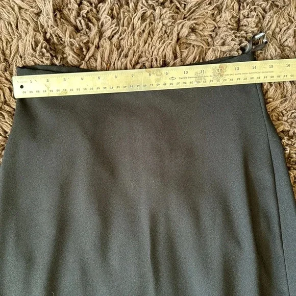 NWT bisoi- bisou Michele bohbot black maxi skirt size 6 deadstock